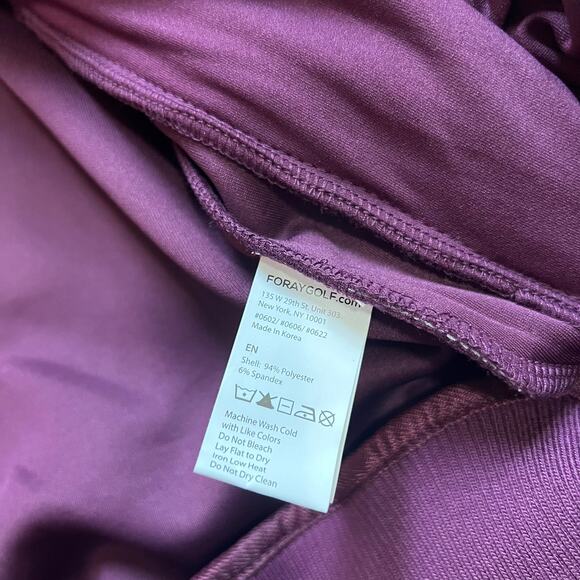 FORAY GOLF SCUBA BOMBER JACKET SZ SMALL WOMENS - Picture 4 of 7